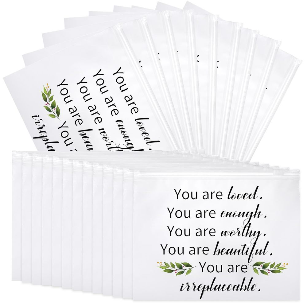 50 Pcs Inspirational Gifts Bulk For Women Cosmetic Bag Eva You Are Braver🥸